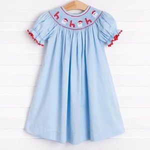 Christmas Smocked Dress!
